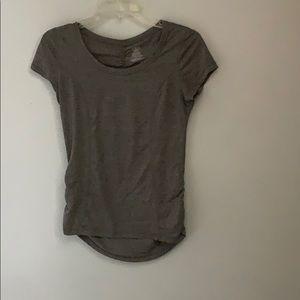 Grey athletic top